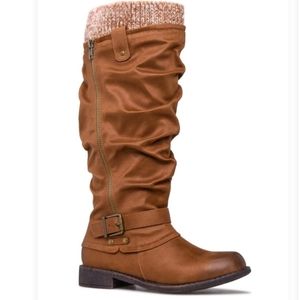 Flat Boots wide calf